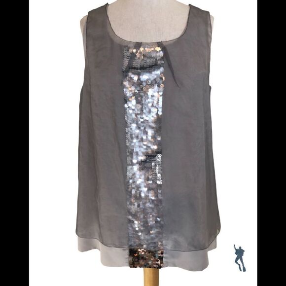 Vera Wang evening blouse.    Large - Picture 1 of 7